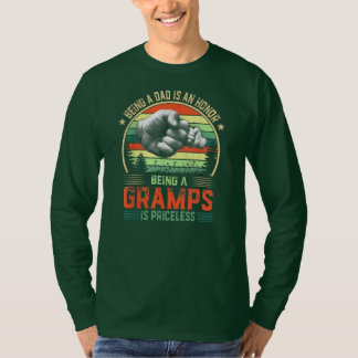 Grampen zijn is een vreemde Vaderdag zonder prijs T-shirt