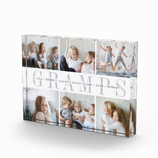 Grampengrootkinderen op maat fotoblokken (Rechts)