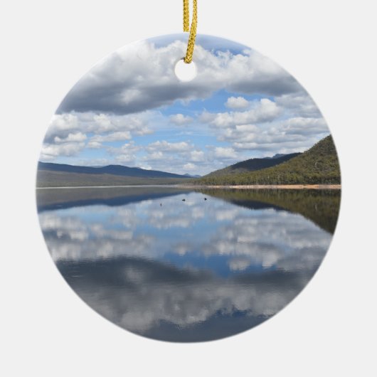 Grampians Weerspiegeld Keramisch Ornament (Voorkant)