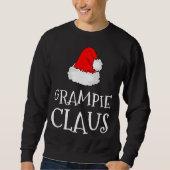 Grampie Claus Kerst Pet Familie Groepsmatching Trui (Voorkant)