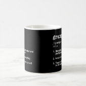 Gramps Definition - Grappig Vaderdag cadeau Koffiemok (Center)