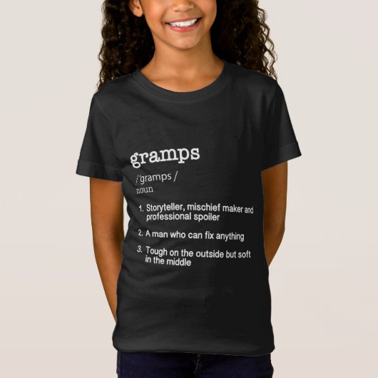 Gramps Definition - Grappig Vaderdag cadeau T-shirt (Voorkant)