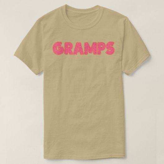 Gramps Donut Grandfather Doughnut Lover Party T-shirt (Design voorkant)