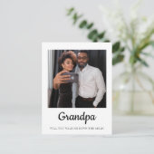 Gramps... ga je me naar de Aisle Vader leiden? Briefkaart (Staand voorkant)