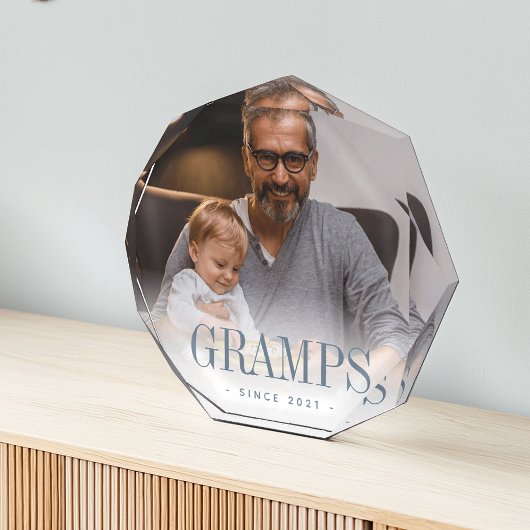 Gramps Grandpa Jaar ingesteld Fotoblokken