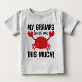 Gramps houdt van me dit grote kleinkind T-shirt (Voorkant)