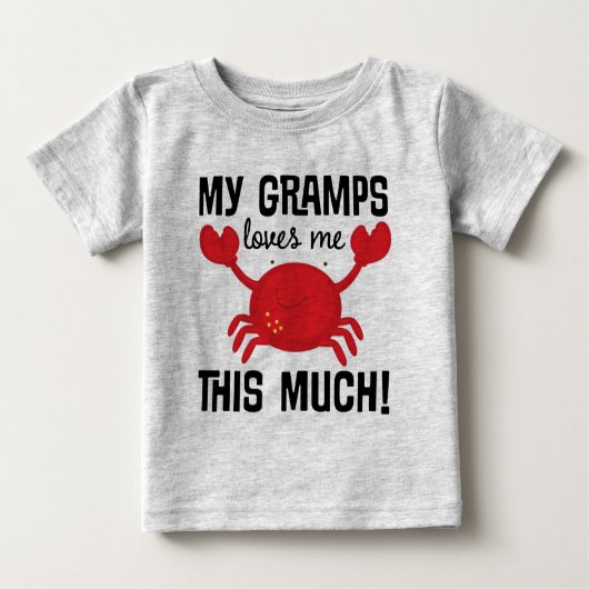 Gramps houdt van me dit grote kleinkind T-shirt (Voorkant)
