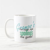 Gramps is de naam, en Spoiling is het spel Koffiemok (Links)