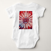 Gramp's Little Firecracker! USA 250 Vuurwerk   Romper (Achterkant)