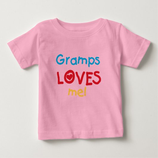 Gramps Loves Me T-shirts en geschenken (Voorkant)