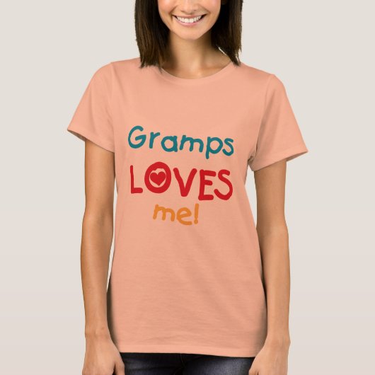 Gramps Loves Me T-shirts en geschenken (Voorkant)