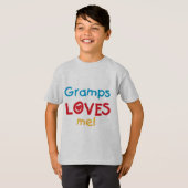 Gramps Loves Me T-shirts en geschenken (Voorkant volledig)