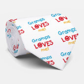 Gramps Loves Me T-shirts en geschenken Stropdas (Opgerold)