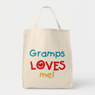 Gramps Loves Me T-shirts en geschenken Tote Bag