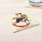 Gramps op Rocking Horse Kartonnen Onderzetters (Schuin)