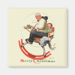 Gramps op Rocking Horse Magneet
