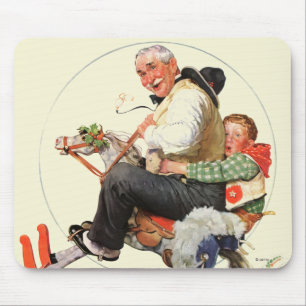 Gramps op Rocking Horse Muismat