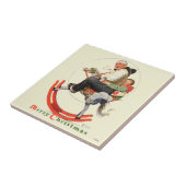 Gramps op Rocking Horse Tegeltje (Zijkant)