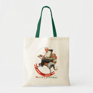Gramps op Rocking Horse Tote Bag