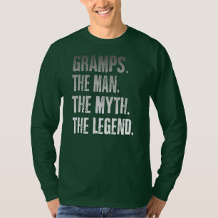 Gramps The Man The Myth The Legend Father's Day T-shirt