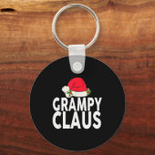Grampy Claus Christmas Family Group Matching Pajam Sleutelhanger (Voorkant)