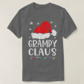 Grampy Claus, Familie die Grampy Claus Pajama aanp T-shirt (Design voorkant)