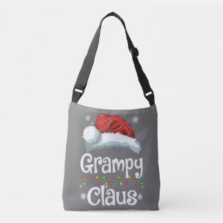 Grampy Claus Shirt, Familie Matching Grampy Claus Crossbody Tas