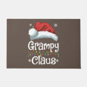 Grampy Claus Shirt, Familie Matching Grampy Claus Deurmat (Voorkant)