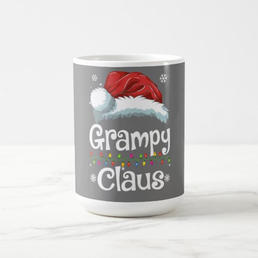 Grampy Claus Shirt, Familie Matching Grampy Claus Koffiemok (Center)