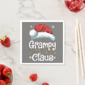 Grampy Claus Shirt, Familie Matching Grampy Claus Servet