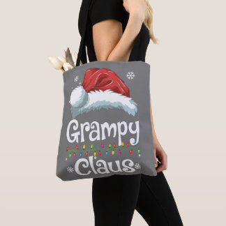 Grampy Claus Shirt, Familie Matching Grampy Claus Tote Bag