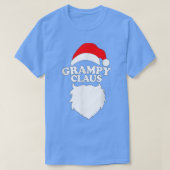Grampy Claus T Funny Holiday kerstcadeT-shirt T-shirt (Design voorkant)