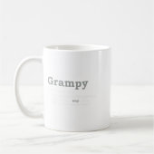 Grampy Design_ Funny Definition  Koffiemok (Links)