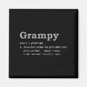 Grampy Design_ Funny Definition  Magneet (Voorkant)