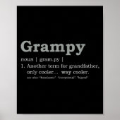 Grampy Design_ Funny Definition  Poster (Voorkant)