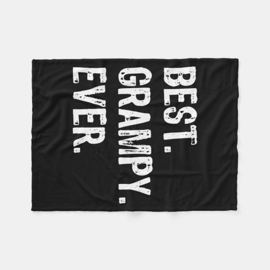 Grampy Ever Funny Cool Fleece Deken (Voorkant (Horizontaal))