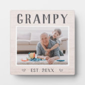 Grampy Grandpa - foto van Rustic Fotoplaat (Voorkant)