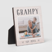 Grampy Grandpa - foto van Rustic Fotoplaat (Voorkant)