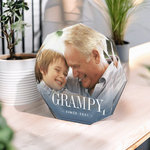 Grampy Grandpa Jaar ingesteld Fotoblokken