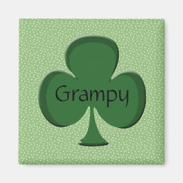 Grampy Irish Shamrock Magnet