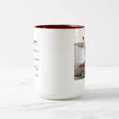 Grampy is mijn naam Spoiling.. mijn Game Photo Gif Tweekleurige Koffiemok (Center)