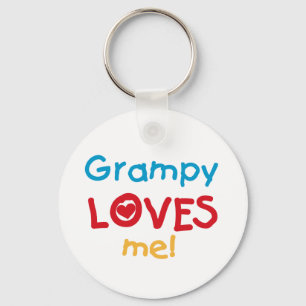 Grampy Loves Me T-shirts en geschenken Sleutelhanger