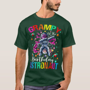 Grampy of the Birthday Astronaut Boy Space Theme K T-shirt