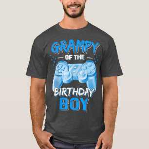 Grampy of the Birthday Boy Matching Video Game Bir T-shirt