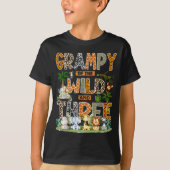 Grampy Of The Wild & Three Zoo 3rd Birthday Sa T-shirt (Voorkant)