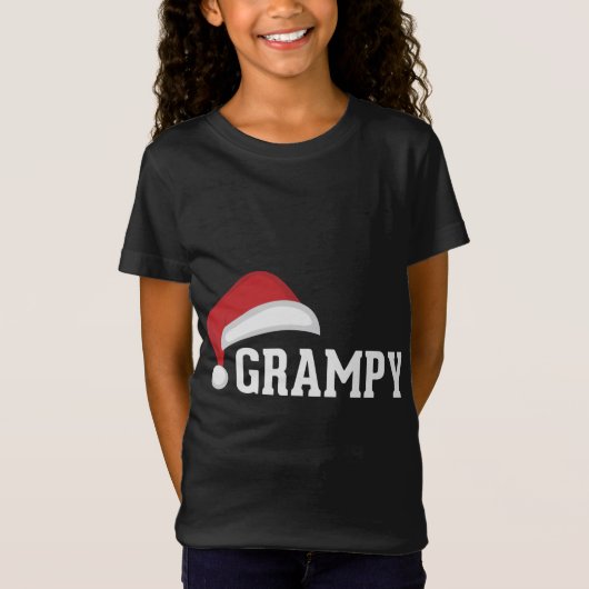 Grampy - Santa Hat Grootouder Kerstvakantie G T-shirt (Voorkant)