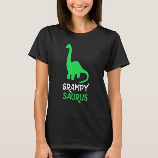Grampy-Saurus Funny Dino Dinosaur Grampy Saurus T-shirt (Voorkant)