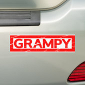 Grampy Stamp Bumpersticker (Op auto)