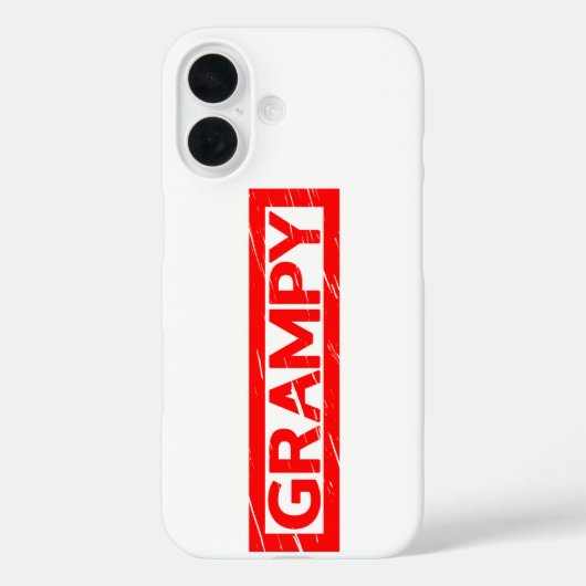 Grampy Stamp Case-Mate iPhone Case (Achterkant)