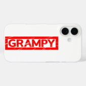 Grampy Stamp Case-Mate iPhone Case (Achterkant (horizontaal))